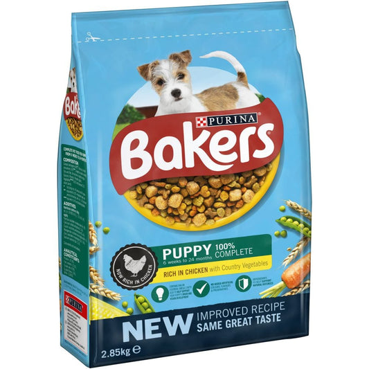 Bakers Complete Puppy with Chicken & Vegetables 2.85Kg - Dry Puppy Food
