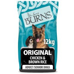Burns Original with Chicken & Brown Rice 12kg - Dry Dog Food