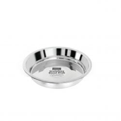 Fed 'N' Watered  Flat Pans - 20cm - Dog Stainless Steel Bowl