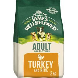 James Wellbeloved Adult Dry Turkey & Rice 2kg -  Dry Dog Food
