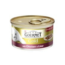 Gourmet Gold Chicken & Liver Chunks in Gravy - Wet Cat Food