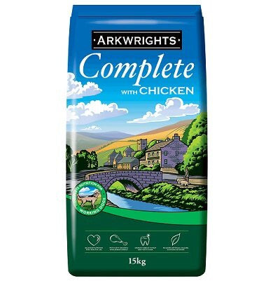 Arkwrights Complete Chicken 15 kg -  Adult Dry  Dog Food