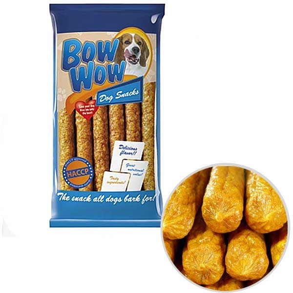 Bow Wow 6x170g Poultry & Collagen Chicken Flavour Pudding Stick