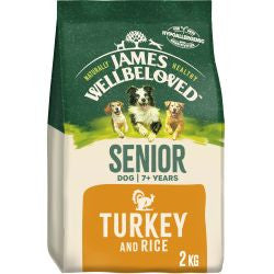 James Wellbeloved  Senior Turkey & Rice 2kg  - Dry Dog Food