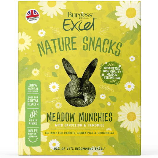 Burgess 1kg Excel Nature Snacks Meadow Munchies - Small Animal Treats