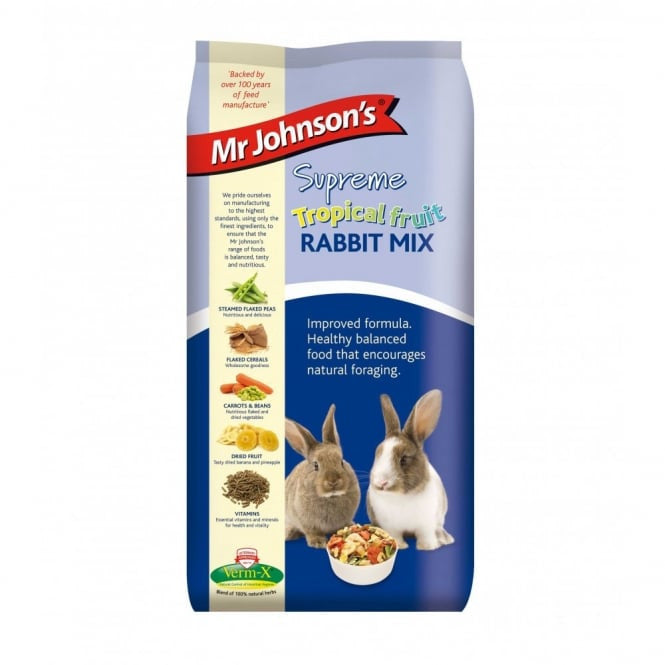 Mr Johnson's 2.5kg Supreme Tropical Fruit Mix - Rabbit Food