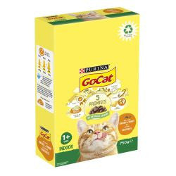 Go-Cat Indoor 5x750g - Chicken -  Adult Dry Cat Food
