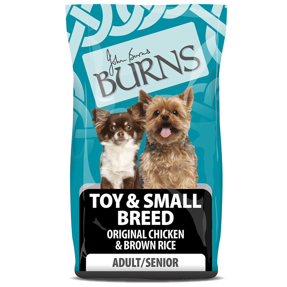 Burns Senior + Small & Toy Breed Chicken & Rice 6kg - Dry Dog Food