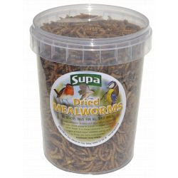 Supa Dried Mealworms 1000ml - Wild Bird Food