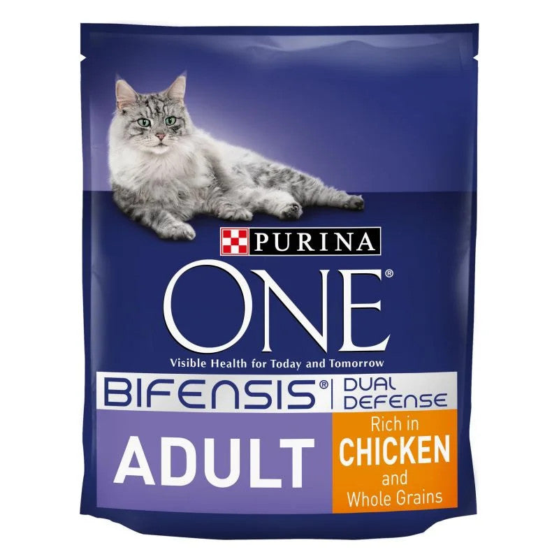 Purina One 800g Chicken & Whole Grains - Adult Dry Cat Food