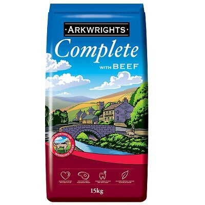 Arkwrights Complete with Beef 15 kg - Dry Dog Food