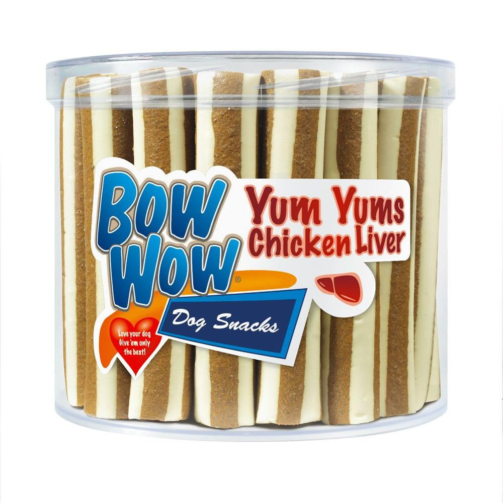 Bow Wow 35x40g Yum Yums Chicken Liver