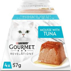 Gourmet 4 x 57g Revalations Mousse with Tuna - Wet Cat Food