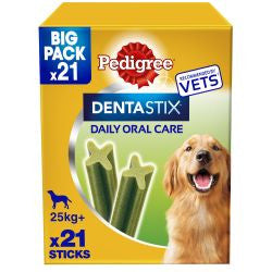 Pedigree Dentastix Daily Oral Care For Large Dogs 21 Sticks - Dog Dental Chews