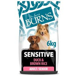 Burns Sensitive Duck & Brown Rice 6kg - Dry Dog Food