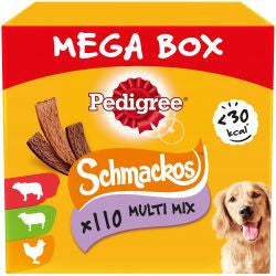 Pedigree 790g Schmackos Meat Variety 110 Stick - Dog Treats
