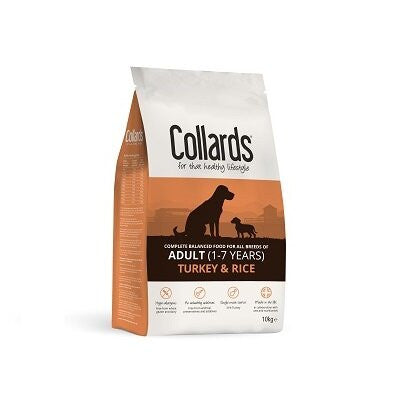 Collards Adult Turkey & Rice 10kg - Dry Dog Food