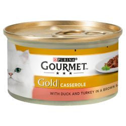 Gourmet Gold Casserole With Duck & Turkey in Brown Sauce