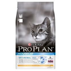 Pro Plan House Cat With Optirenal 3kg - Chicken - Adult Dry Cat Food