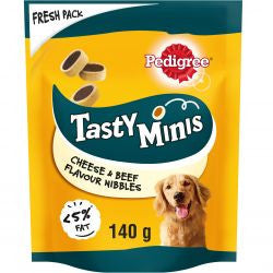 Pedigree Tasty Mini  Cheesy Nibbles with Cheese and Beef - Dog Treats