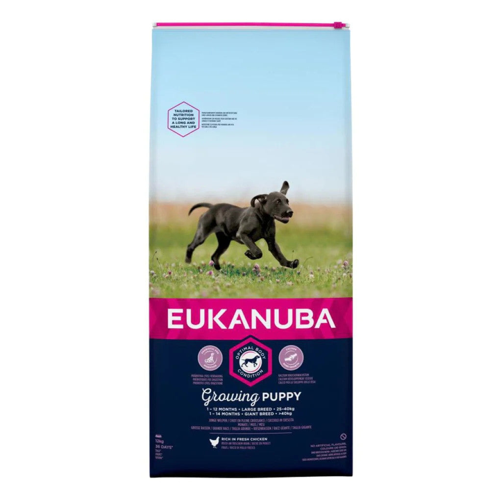 Eukanuba Growing Large Breed Chicken 12kg - Dry Puppy Food