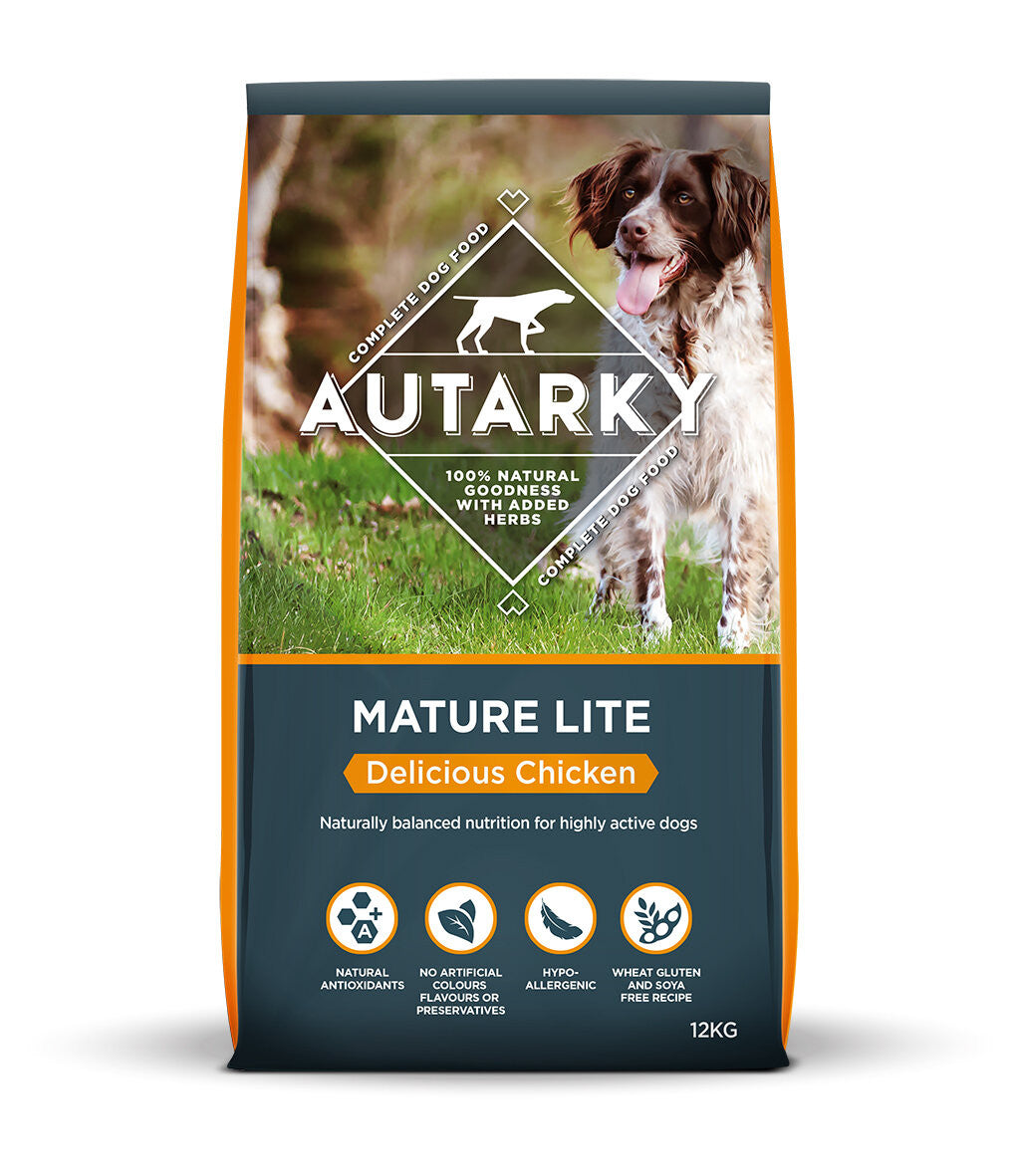 Autarky Mature Lite Delicious Chicken 12kg - Adult Dry Dog Food