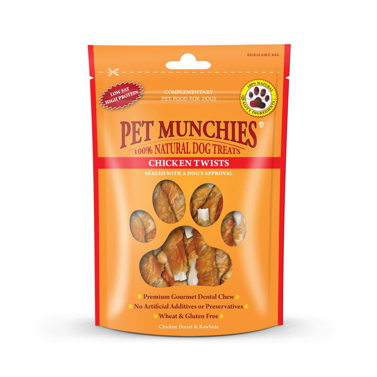 Pet Munchies 80g Chicken Twists - Dog Treat