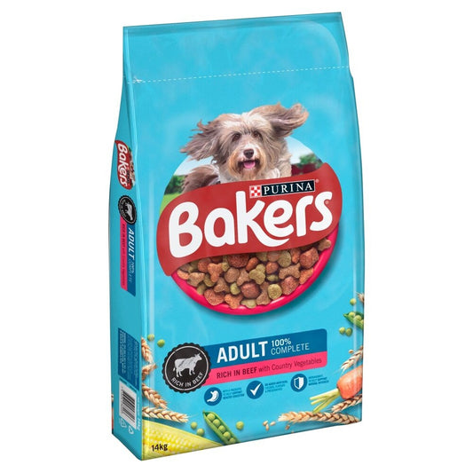 Bakers Adult Beef & Vegetable 14kg - Dry Dog Food