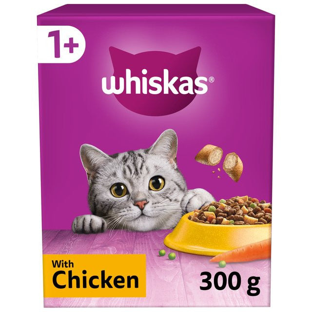 Whiskas 6x300g 1+ Chicken - Adult Dry Cat Food
