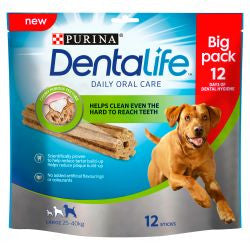 Purina Dentalife Large 12 Sticks - 3 Packs of Adult Dog Dental Chew