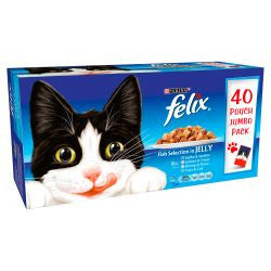 Felix Fish Selection in Jelly Pouches - Wet Cat Food