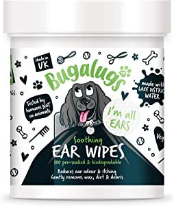 Bugalugs 100 Ear Wipes - Dog Care & Treatments
