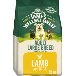 James Wellbeloved Large Breed Lamb & Rice 15 kg -Adult Dry Dog Food