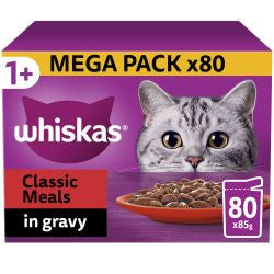 Cat food in gravy | whiskas gravy 80 pack
