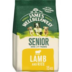 James Wellbeloved Senior Lamb & Rice 15Kg - Dry Dog Food