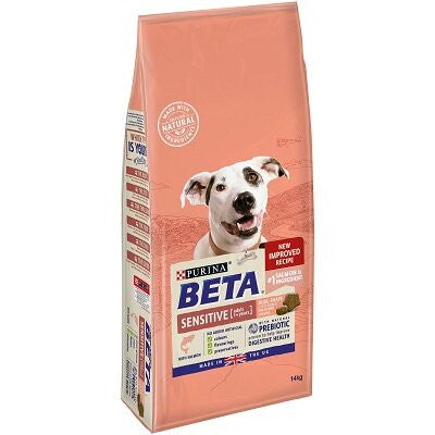 Beta Sensitive Salmon & Rice 14kg - Adult Dry Dog Food