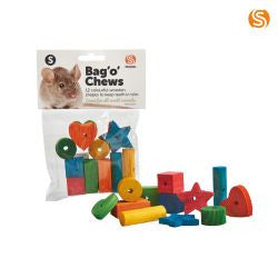 Bag 'O' Chews 12 Sticks - Small Animal Chewing Toys