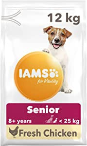 IAMS For Vitality Senior Small & Medium Breeds With Fresh Chicken 12Kg