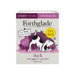 Forthglade 18x395g Complete Duck with with Oats & Vegetables - Wet Puppy Food