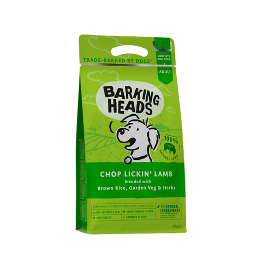 Barking Heads Chop Lickin' Lamb 2kg - Adult Dry Dog Food