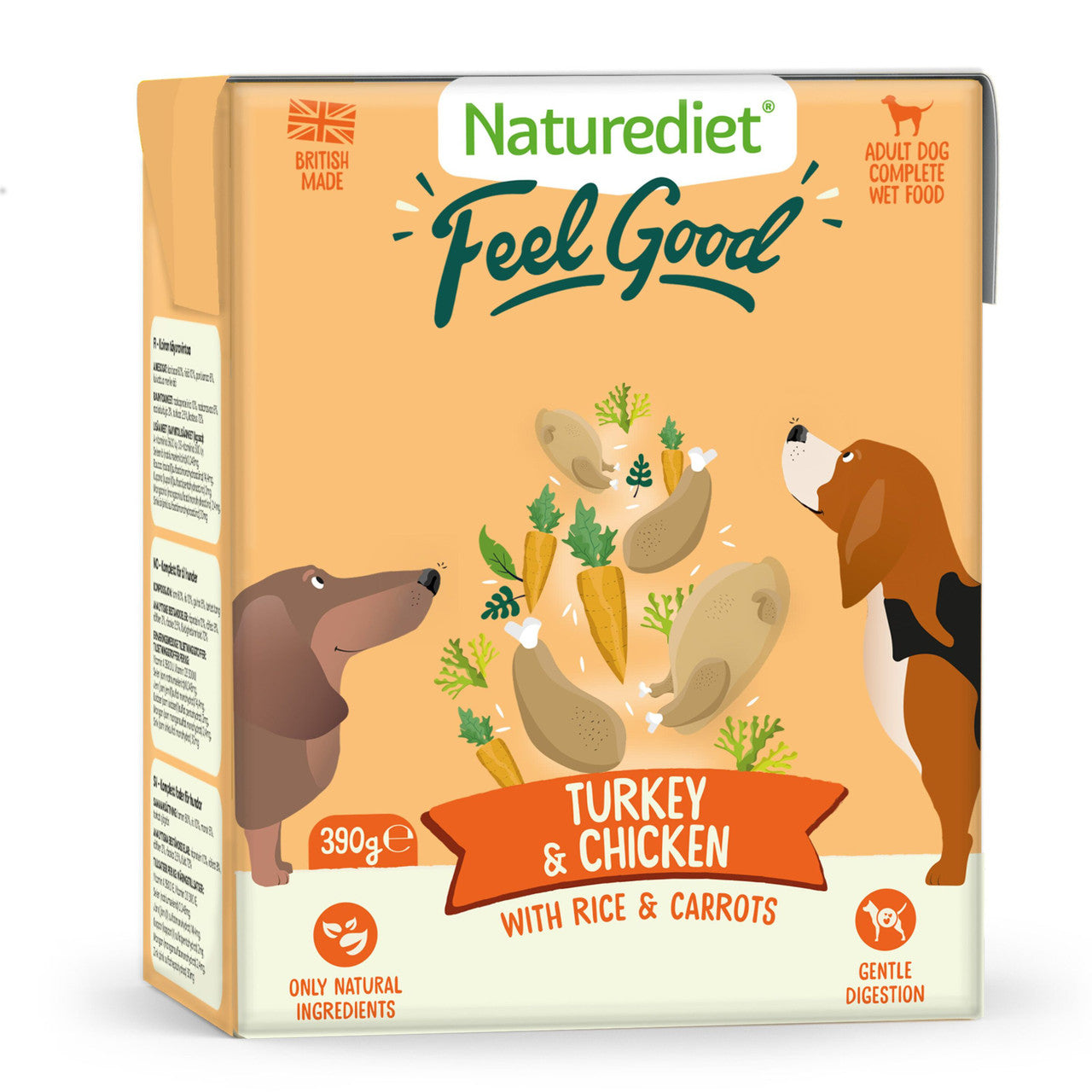 Naturediet Feel Good Turkey & Chicken with Rice & Carrots | Wet Dog Food