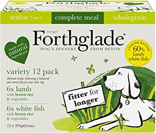 Forthglade  12x395g Complete Senior with Brown Rice Variety Case - Wet Dog Food