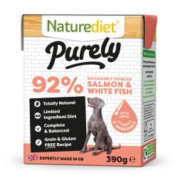 Naturediet Purely Salmon & White Fish - Wet Dog Food