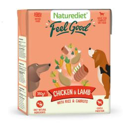 Naturediet Feel Good Chicken & Lamb with Rice & Carrots - Wet Dog Food