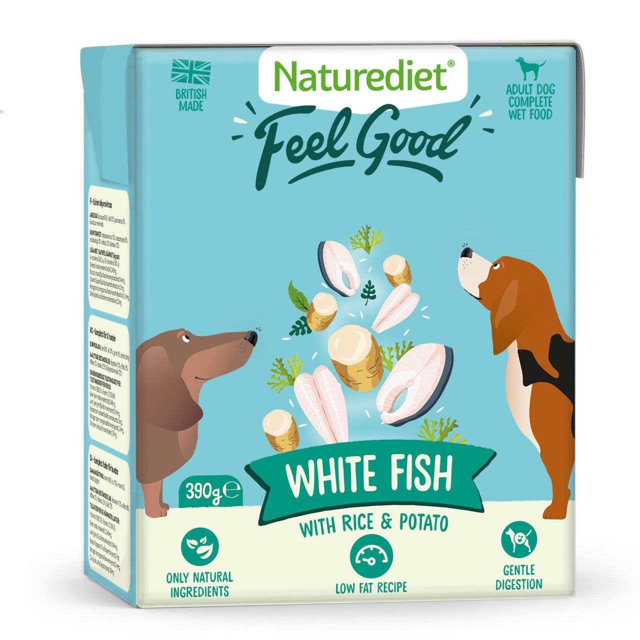 Naturediet Feel Good White Fish with Rice & Potato | Wet Dog Food