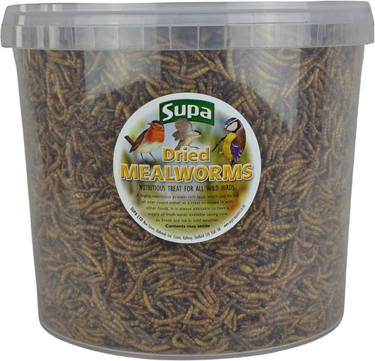 Supa Dried Mealworms 5kg - Wild Bird Food