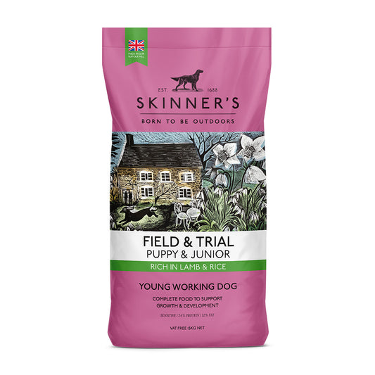 Skinners Field & Trial Puppy/Junior Lamb & Rice 15kg - Dry Puppy Food