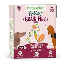 Naturediet Feel Good Grain Free Salmon with White Fish | Wet Dog Food