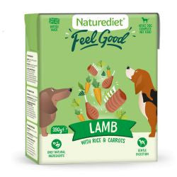 Naturediet Feel Good Lamb with Rice & Carrots - Wet Dog Food