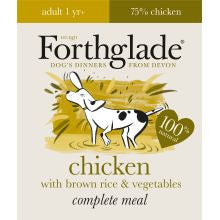 Forthglade  18x395g Complete Meal Chicken with Brown Rice & Vegetables - Adult Wet Dog Food